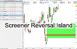 Screener ProRealTime Ilot de Renversement Reversal Island